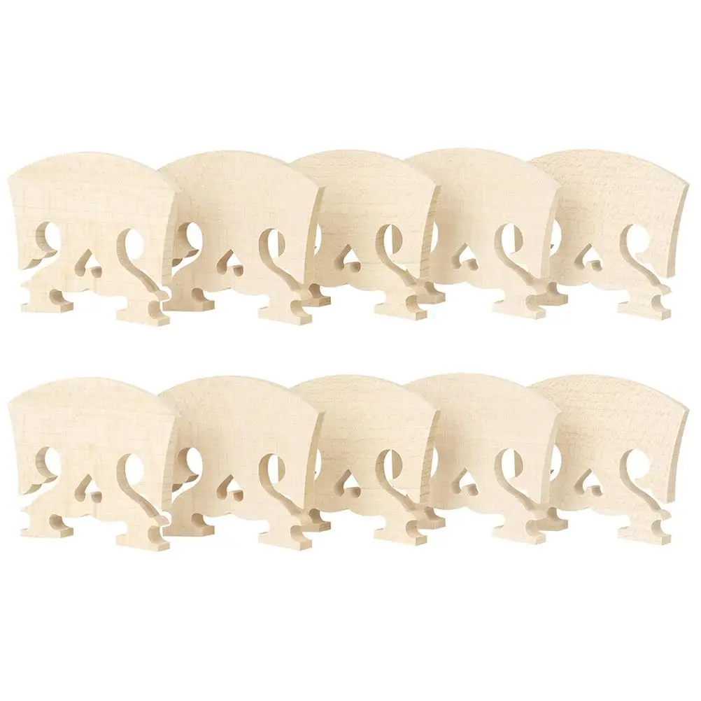 10 Pcs Violin Bridge Accessories Durable Smooth Tone Improvement Replacement Wood Bridge For Violin Parts Wood Supplies
10 Pcs Violin Bridge Accessories Durable Smooth Tone Improvement Replacement Wood Bridge For Violin Parts Wood Supplies