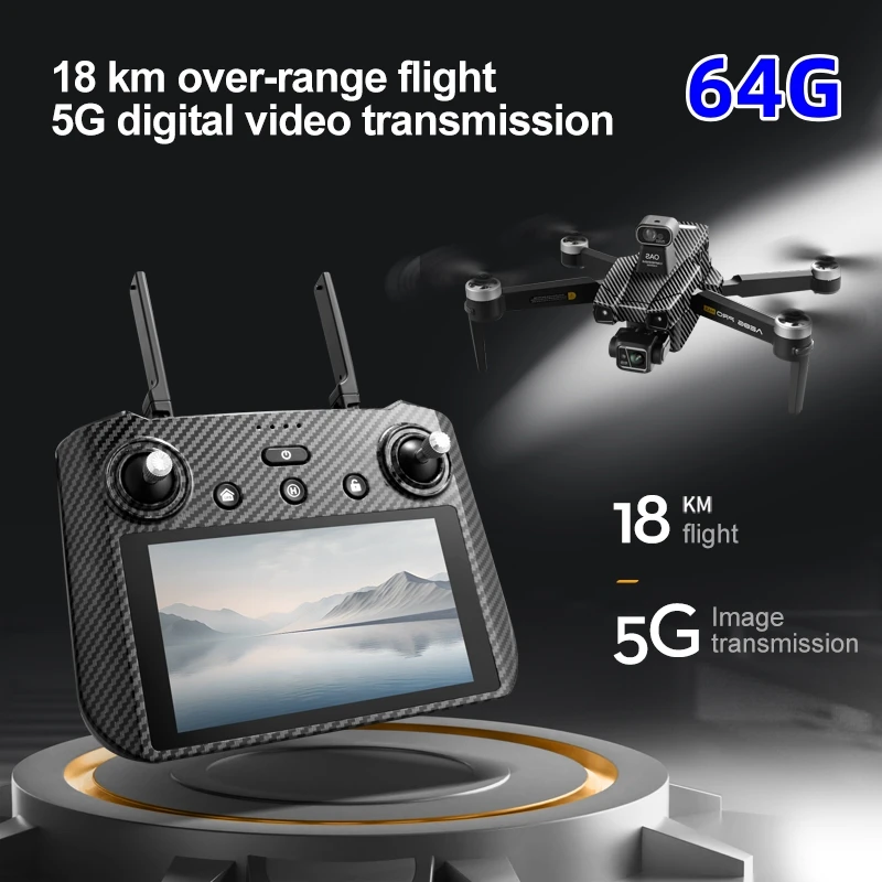 AE86 PRO Max Profesional Drone with 8K HD Camera 3-axis gimbal Aerial Photography Obstacle Avoidance FPV GPS Dron RC Quadcopter
AE86 PRO Max Profesional Drone with 8K HD Camera 3-axis gimbal Aerial Photography Obstacle Avoidance FPV GPS Dron RC Quadcopter