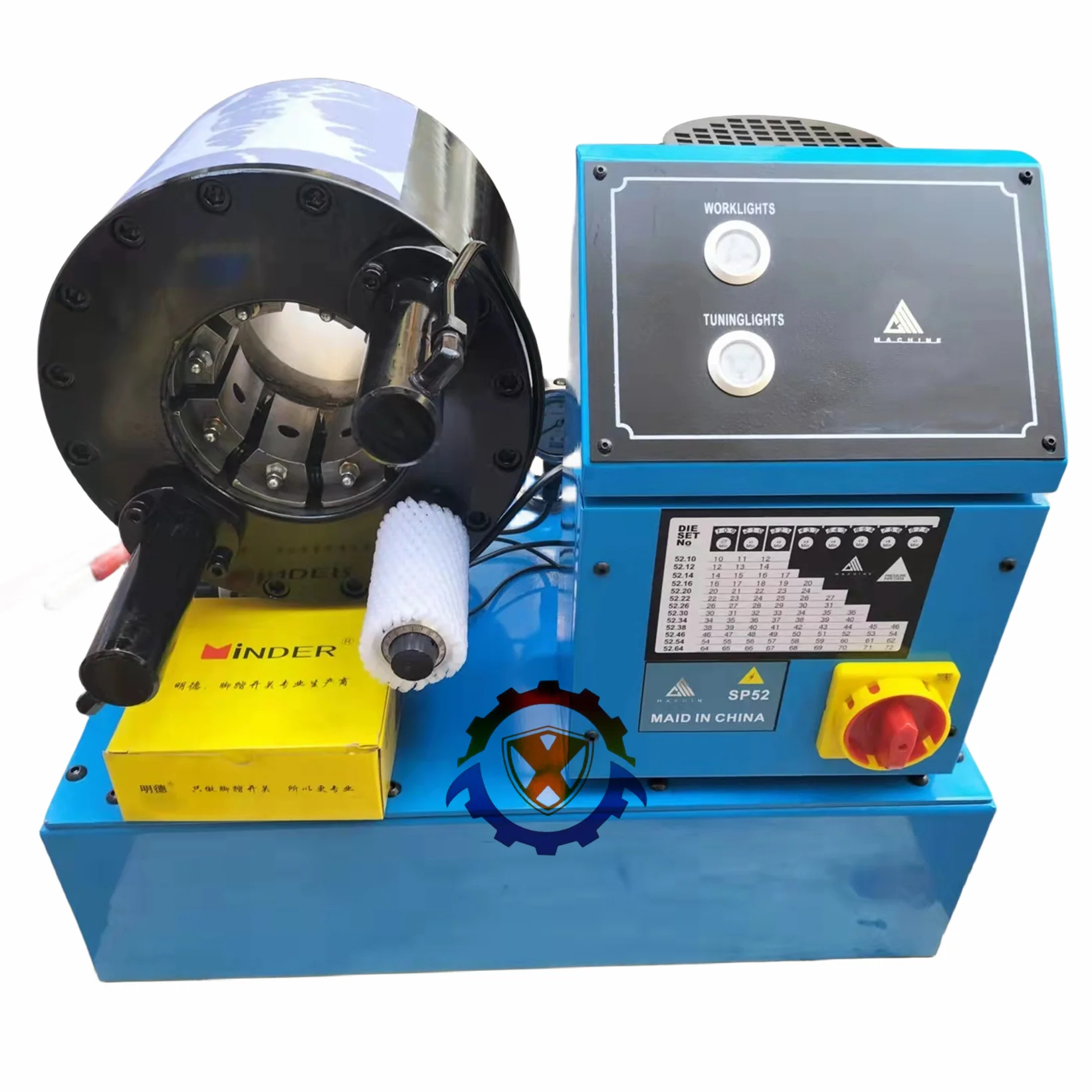 SP52 Hydraulic Rubber Hose Machine, 6-51mm Pipe Crimping Tool
SP52 Hydraulic Rubber Hose Machine, 6-51mm Pipe Crimping Tool