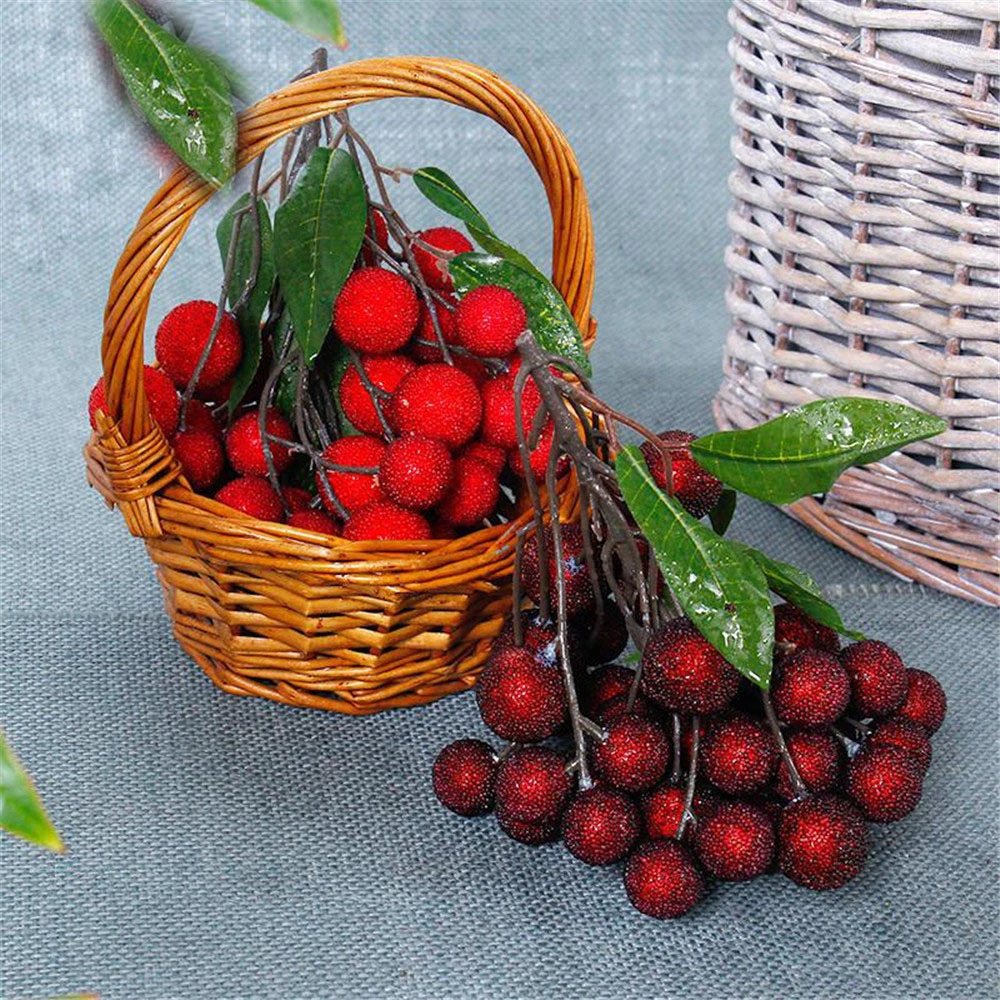 Artificial Simulation fake fruit props home hotel store shop decoration myrica rubra red bayberry waxberry bunches fruit model
Artificial Simulation fake fruit props home hotel store shop decoration myrica rubra red bayberry waxberry bunches fruit model