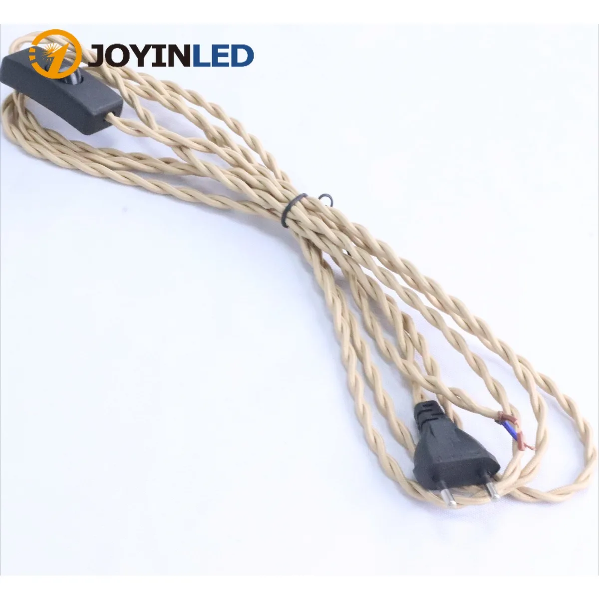 3m Weave Rope Plug-in Cord Open Beige Braided Wire with Dimmer for DIY Retro Style Replacement EU/US Plug Power Cord with Switch
3m Weave Rope Plug-in Cord Open Beige Braided Wire with Dimmer for DIY Retro Style Replacement EU/US Plug Power Cord with Switch