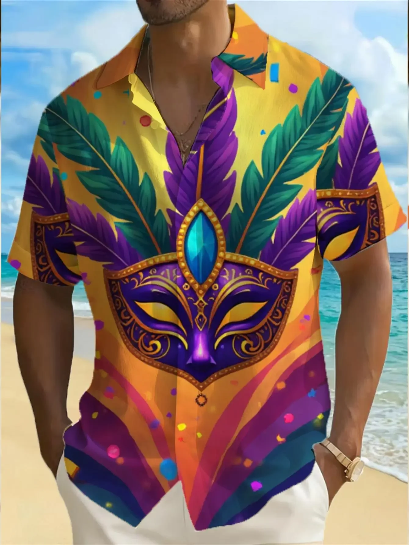 2026 Latest Summer Men's Hawaiian Shirt Casual Man Women Short Sleeve Fashion Beach Party Print Holiday Tops
2026 Latest Summer Men's Hawaiian Shirt Casual Man Women Short Sleeve Fashion Beach Party Print Holiday Tops