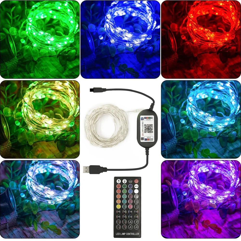 Светодиодные гирлянды, USB Bluetooth Fairy String Lights RGB LED Twinkle Lights с таймером и пультом дистанционного управления, синхронизация музыки и управление через приложение
Светодиодные гирлянды, USB Bluetooth Fairy String Lights RGB LED Twinkle Lights с таймером и пультом дистанционного управления, синхронизация музыки и управление через приложение