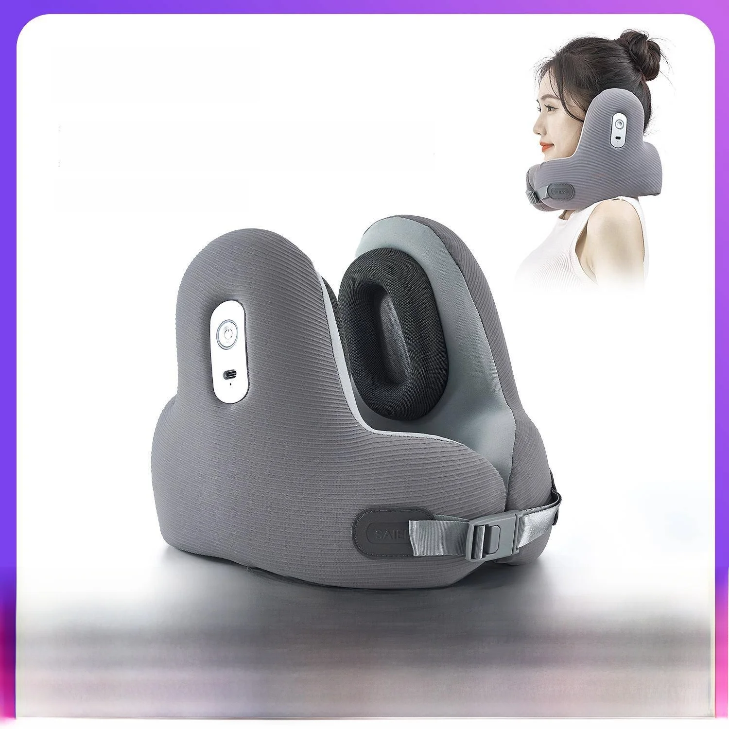 Memory Foam U-Shaped Pillow Bluetooth Music Travel Pillow Noise Reduction Neck Support Pillow Empty Pillow Portable Pillow
Memory Foam U-Shaped Pillow Bluetooth Music Travel Pillow Noise Reduction Neck Support Pillow Empty Pillow Portable Pillow