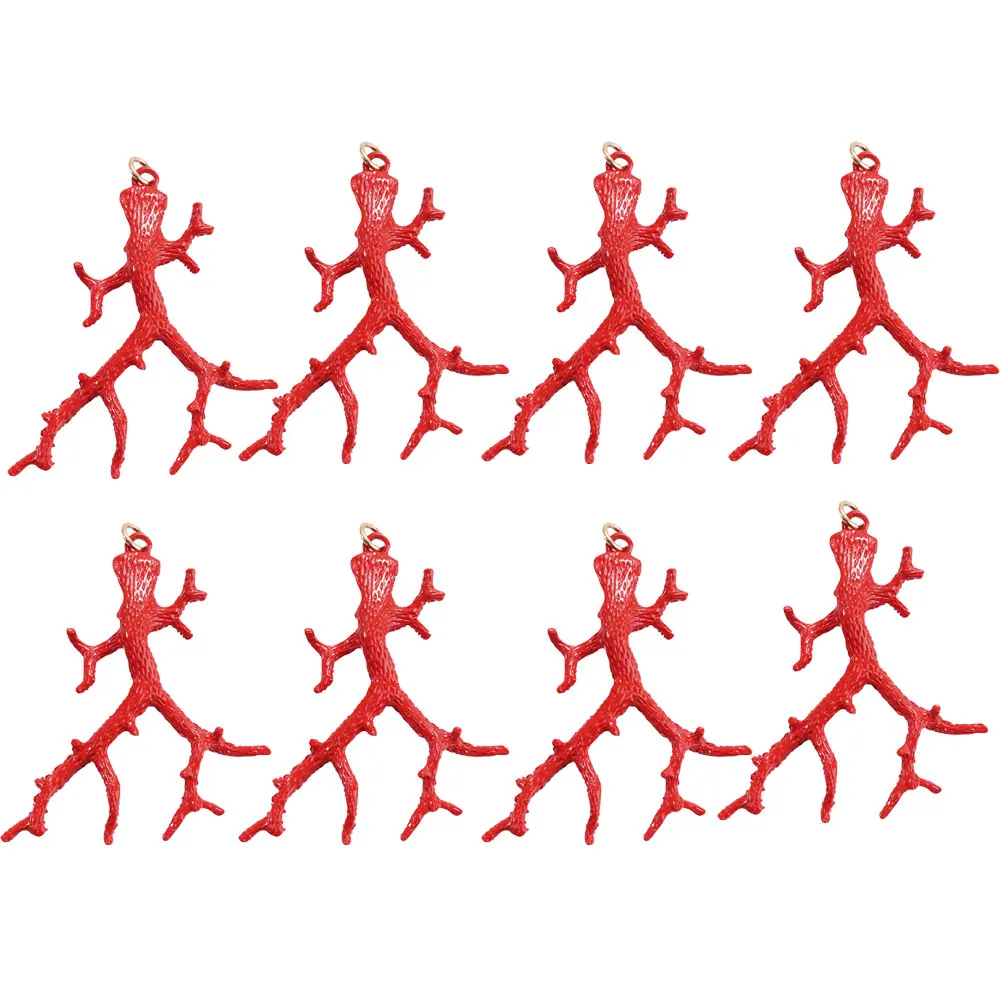 8 pieces Coral Tree Shape Charm Natural Red Irregular Loose Root for DIY Wedding DIY Red Stainless Steel Pendant Accessories
8 pieces Coral Tree Shape Charm Natural Red Irregular Loose Root for DIY Wedding DIY Red Stainless Steel Pendant Accessories