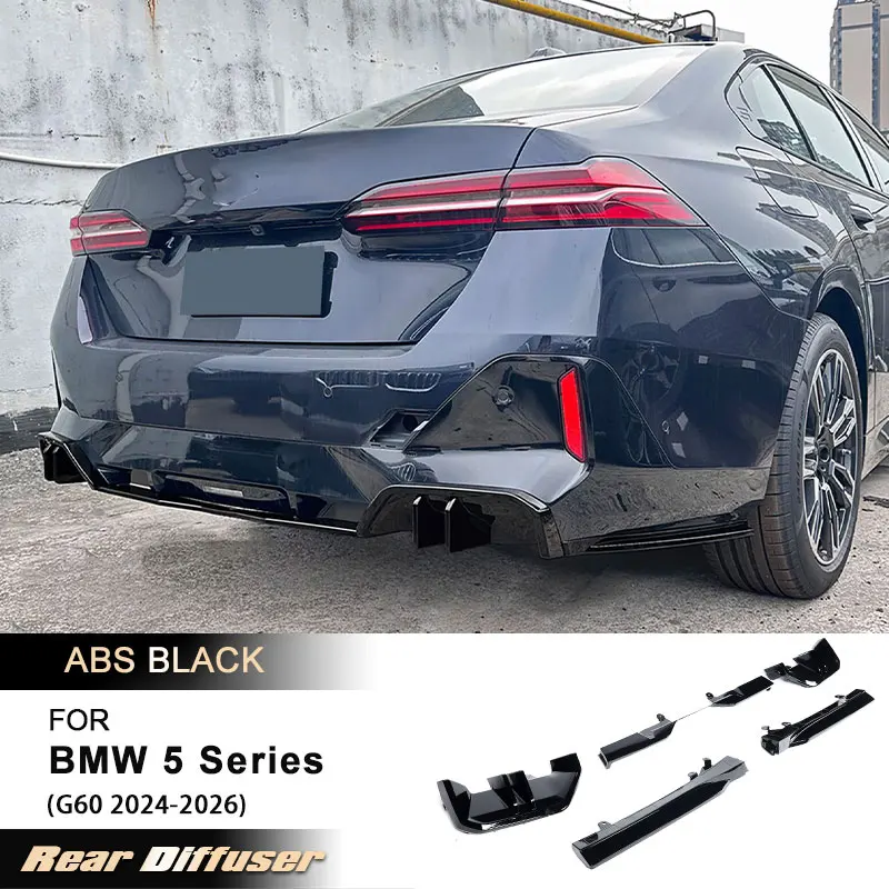 Car Rear Bumper Diffuser Lip Spoiler for BMW 5 Series G60 2024-2026 Racing Rear Apron Lip Splitters Body Kits ABS Gloss Black
Car Rear Bumper Diffuser Lip Spoiler for BMW 5 Series G60 2024-2026 Racing Rear Apron Lip Splitters Body Kits ABS Gloss Black