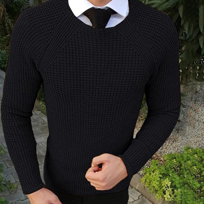 Men's Sweater Autumn And Winter New Round Neck Solid Color Fashion Simple Casual Large Size Sweater
Men's Sweater Autumn And Winter New Round Neck Solid Color Fashion Simple Casual Large Size Sweater