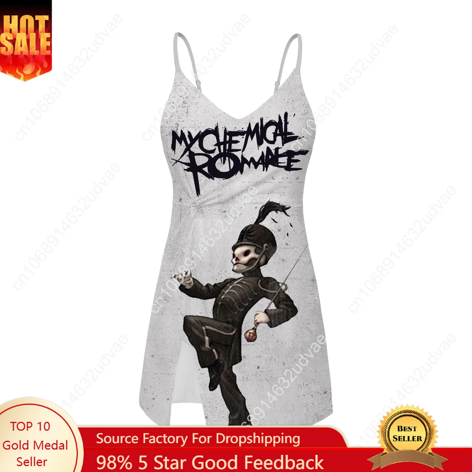 My Romance Chemical Sling Dress Swimsuit Womens Bathing Suits Personalized Fashion Swimwear Bikini Custom Made Beachwear
My Romance Chemical Sling Dress Swimsuit Womens Bathing Suits Personalized Fashion Swimwear Bikini Custom Made Beachwear