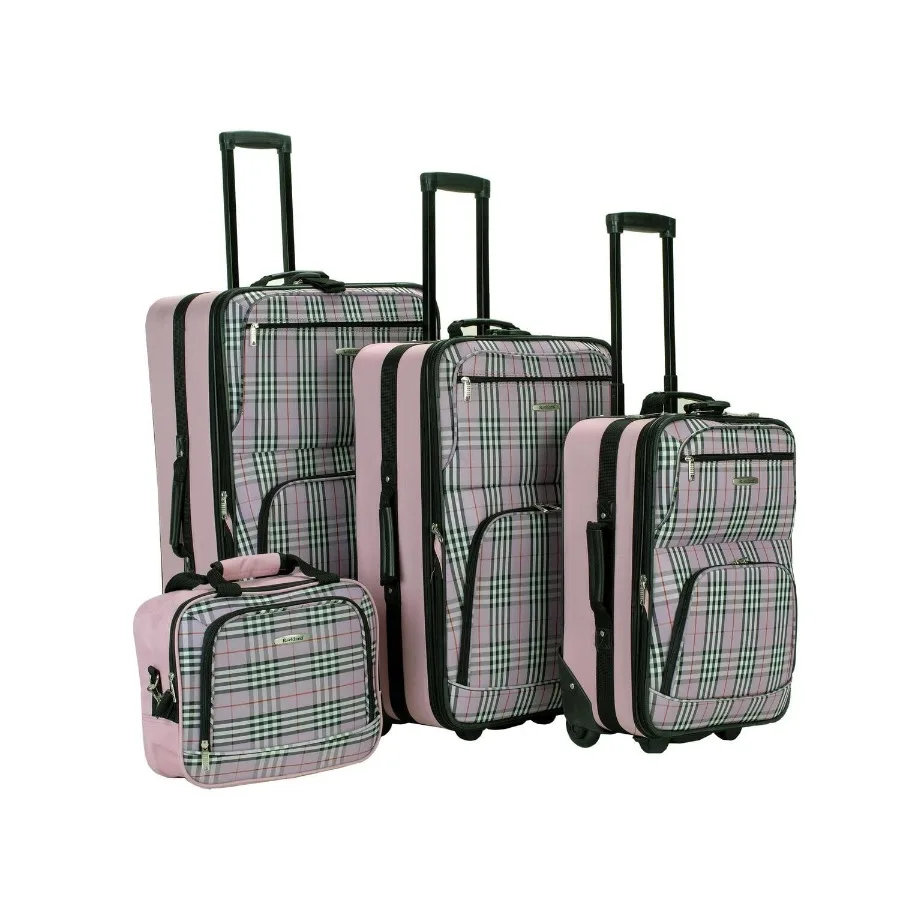Luggage Fashion Collection 4 Piece Softside Expandable Luggage Set
Luggage Fashion Collection 4 Piece Softside Expandable Luggage Set