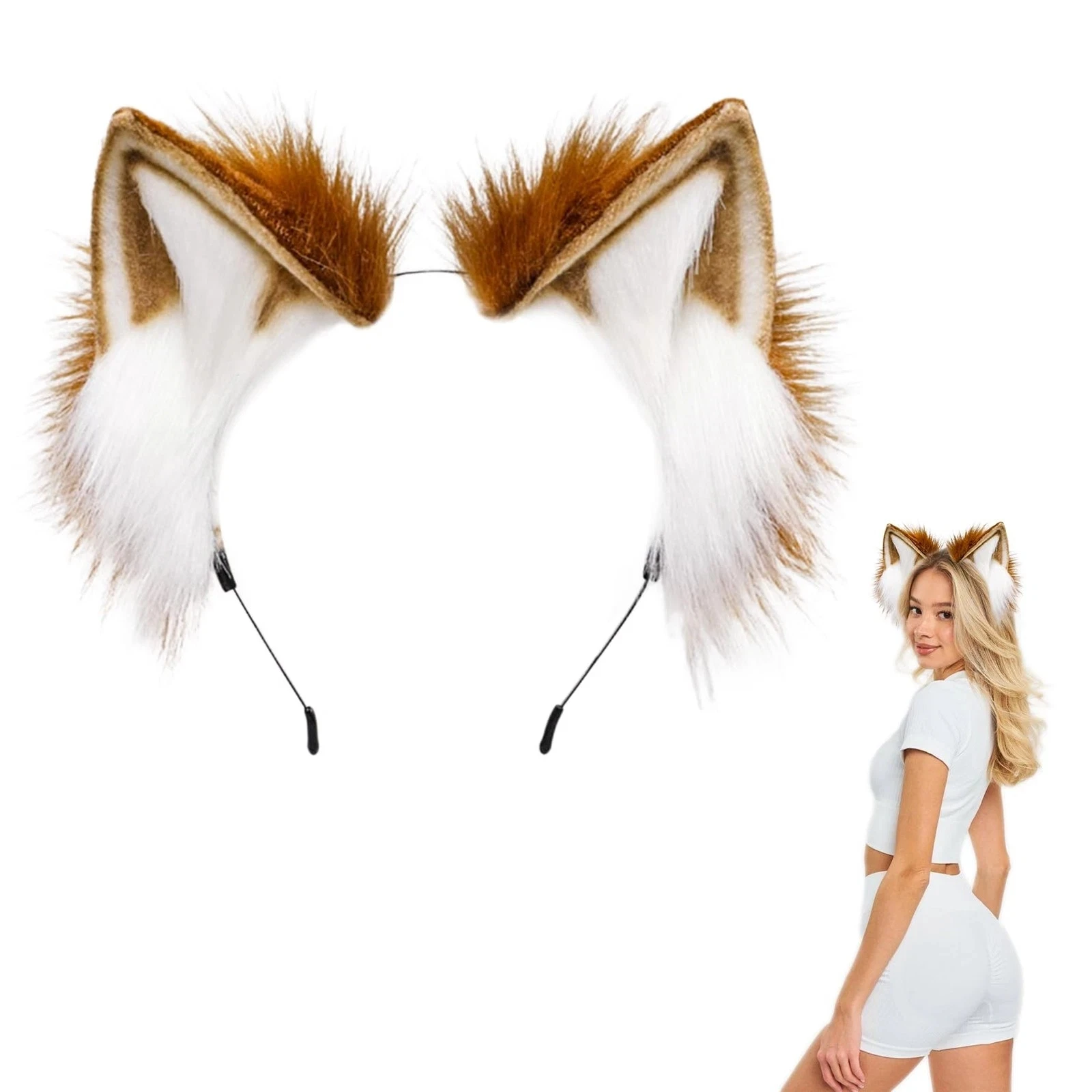 Cat Ears Headband Fox Wolf Ears Hair Band Lolita Cosplay Headwear Halloween Christmas Party Hair Accessories for Women Men
Cat Ears Headband Fox Wolf Ears Hair Band Lolita Cosplay Headwear Halloween Christmas Party Hair Accessories for Women Men