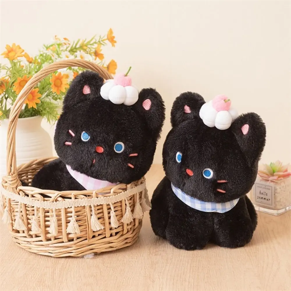 Sitting Pose Black Cat Plush Toy with Cream Cake PP Cotton Stuffed Black Kitten Doll Fluffy Collection Meow Meow Plush Toys
Sitting Pose Black Cat Plush Toy with Cream Cake PP Cotton Stuffed Black Kitten Doll Fluffy Collection Meow Meow Plush Toys