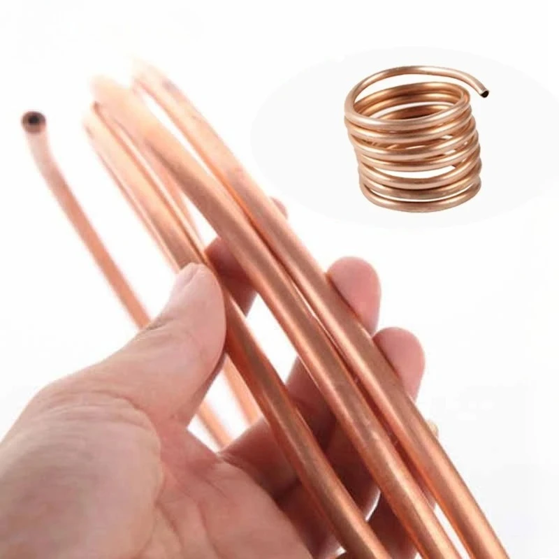 1-10 метров, мягкая медная трубка, катушка OD1,8/2/3/4/5/6/8/9/10 мм, 99,9% чистая медная проволочная труба для охлаждения кондиционера
1-10 метров, мягкая медная трубка, катушка OD1,8/2/3/4/5/6/8/9/10 мм, 99,9% чистая медная проволочная труба для охлаждения кондиционера