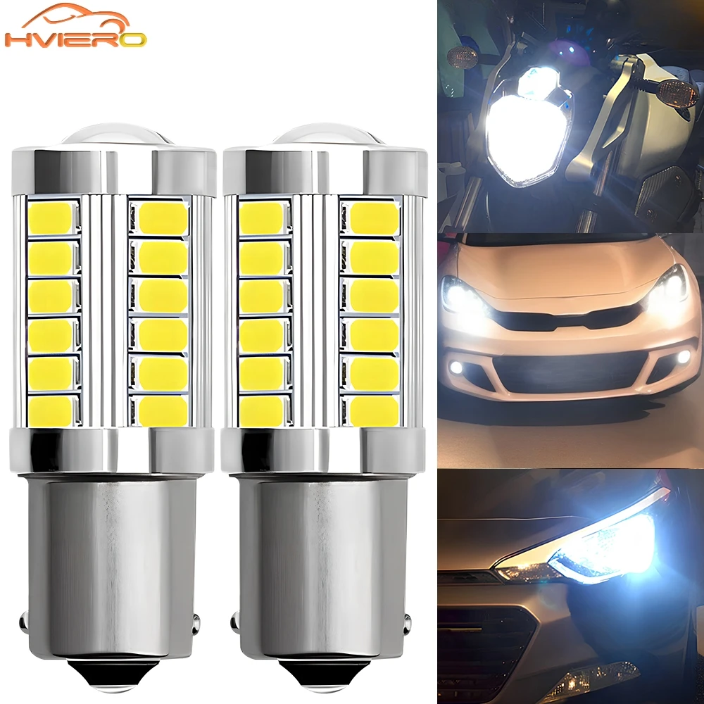 2PCS PY21W P21/5W 1156 Ba15s 1157 Bay15d 7443 Car LED Bulbs Turn Signal Light 12V 33SMD 7000K White Brakes Reverse Parking Lamps
2PCS PY21W P21/5W 1156 Ba15s 1157 Bay15d 7443 Car LED Bulbs Turn Signal Light 12V 33SMD 7000K White Brakes Reverse Parking Lamps
