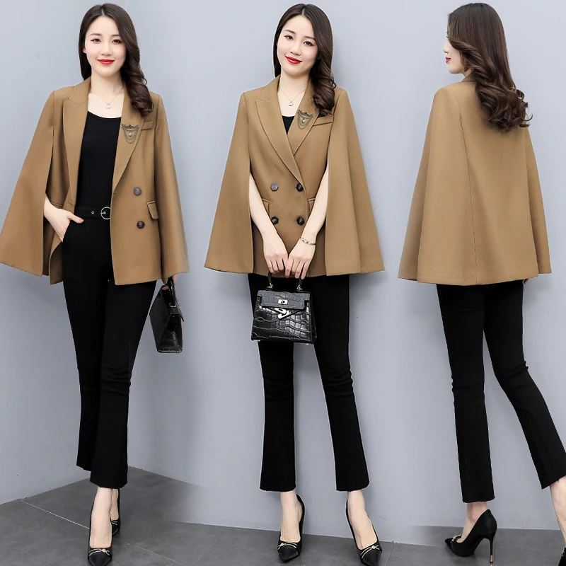 New 2022 Women's Trendy Blazer Coat Spring & Autumn Double Breasted Notched Shawl Outwear Elegant Office Ladies Blazer Jacket
New 2022 Women's Trendy Blazer Coat Spring & Autumn Double Breasted Notched Shawl Outwear Elegant Office Ladies Blazer Jacket