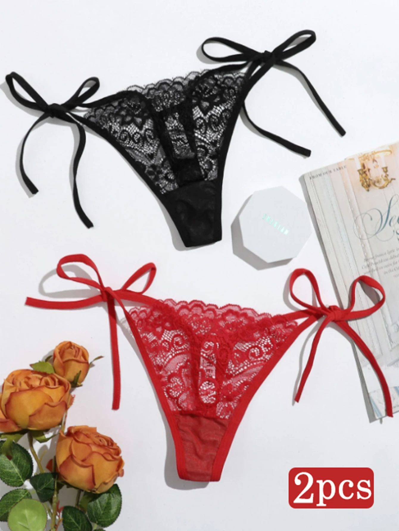 2 шт., кружевные стринги с низкой талией для женщин, сексуальные трусики, удобное нижнее белье, женские трусы, нижнее белье C847
2 шт., кружевные стринги с низкой талией для женщин, сексуальные трусики, удобное нижнее белье, женские трусы, нижнее белье C847