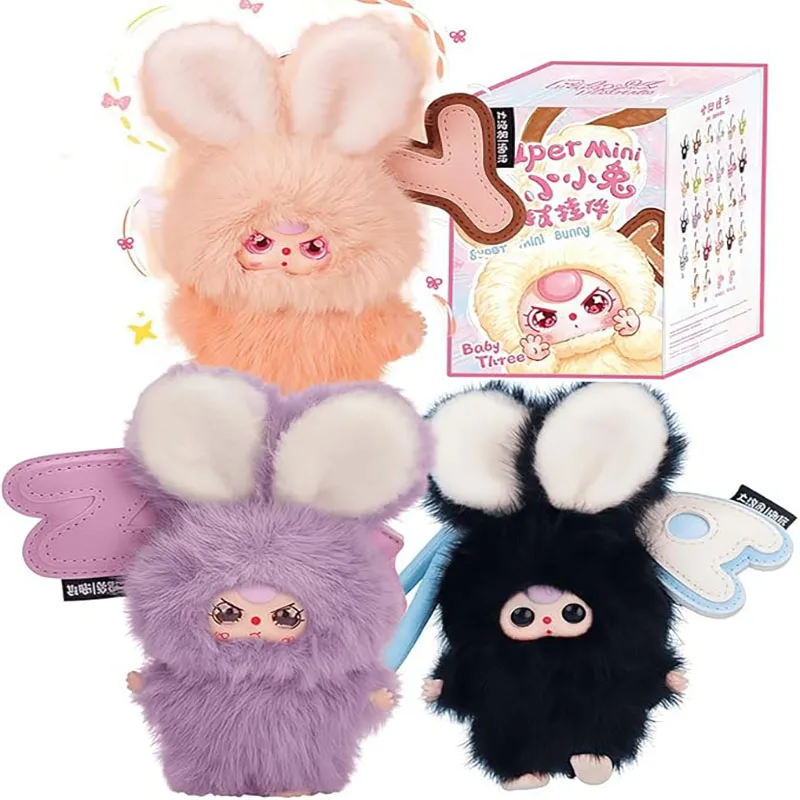 Baby Three Super Mini Bunny Series Cute Plush keychain Blind Box (1 of 28 Possible Styles) Baby Three Key Ring Collectible Birthday Gifts (1Pc Blind Box)
Baby Three Super Mini Bunny Series Cute Plush keychain Blind Box (1 of 28 Possible Styles) Baby Three Key Ring Collectible Birthday Gifts (1Pc Blind Box)