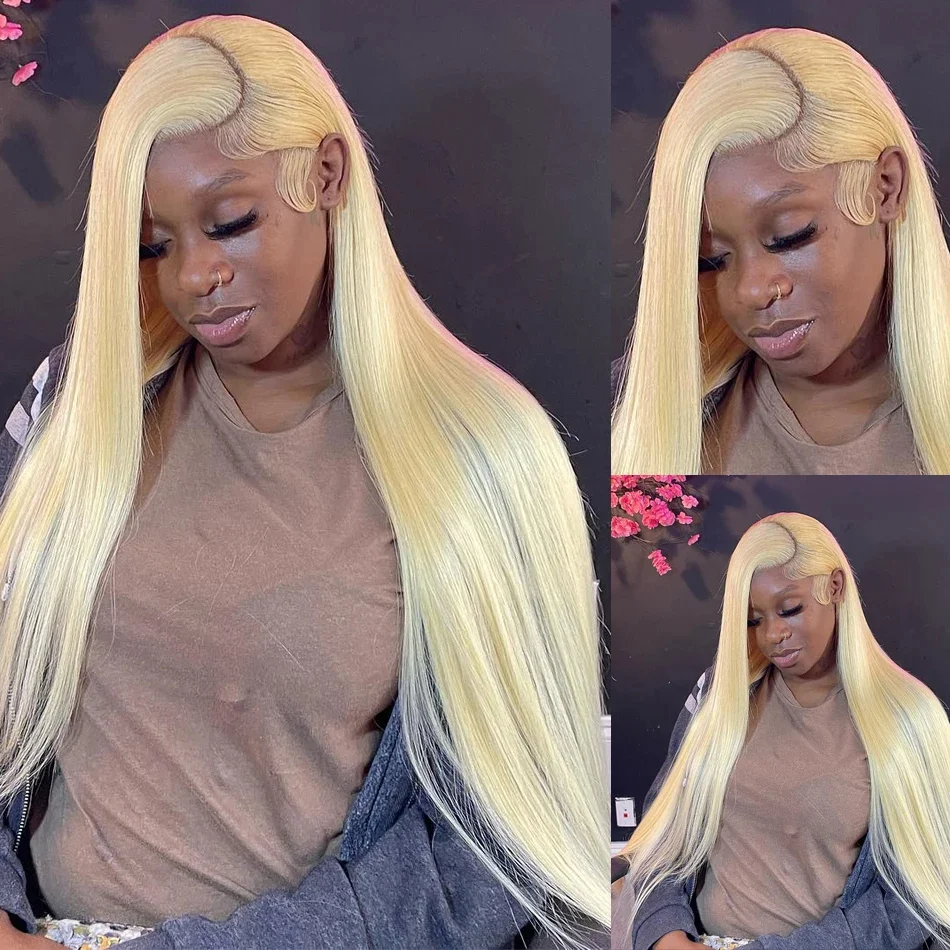 613 Honey Blonde Deep Wave HD Lace Frontal Wig Brazilian Pre Plucked Straight 13x4 Blonde Transparent Lace Front Human Hair Wig
613 Honey Blonde Deep Wave HD Lace Frontal Wig Brazilian Pre Plucked Straight 13x4 Blonde Transparent Lace Front Human Hair Wig