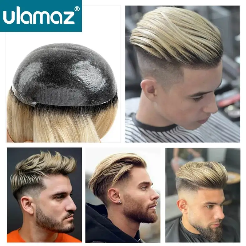 Ombre Man Wig Mircroskin Male Hair Prosthesis 0.08mm Pu Toupee Knotted Skin Hair System Colored Men's Wigs Human Hair 6 Inches
Ombre Man Wig Mircroskin Male Hair Prosthesis 0.08mm Pu Toupee Knotted Skin Hair System Colored Men's Wigs Human Hair 6 Inches