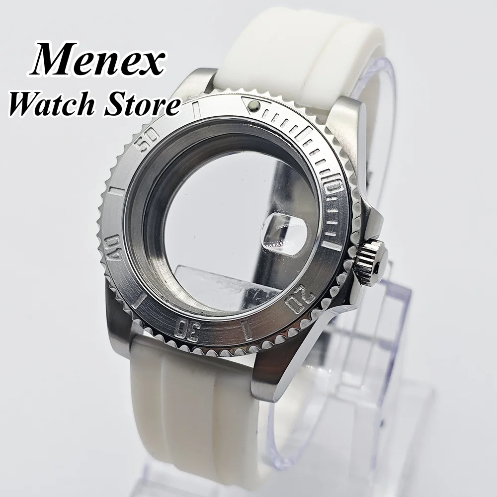 NH35 Watch Case Silver 40mm Sapphire Crystal Watch Case Fit NH35 ETA2824 ST2130 Miyota82-DG Movement Watch Accessories Parts
NH35 Watch Case Silver 40mm Sapphire Crystal Watch Case Fit NH35 ETA2824 ST2130 Miyota82-DG Movement Watch Accessories Parts