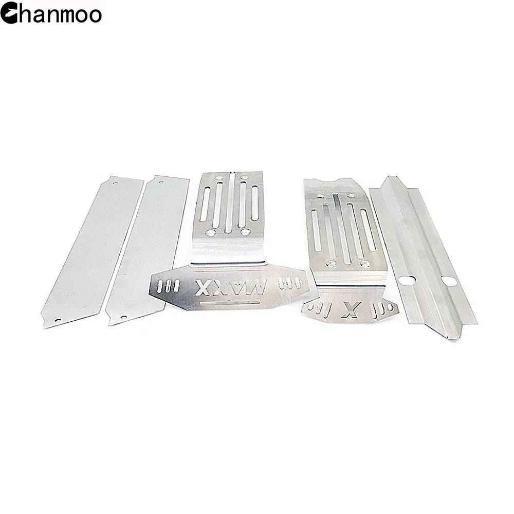 Chanmoo RC 1/5 Metal Chassis Armor Chassis Armor Protection Plate Ateel Akid Plate Kit for RC car 1:5 X-MAXX XMAXX Upgrade
Chanmoo RC 1/5 Metal Chassis Armor Chassis Armor Protection Plate Ateel Akid Plate Kit for RC car 1:5 X-MAXX XMAXX Upgrade