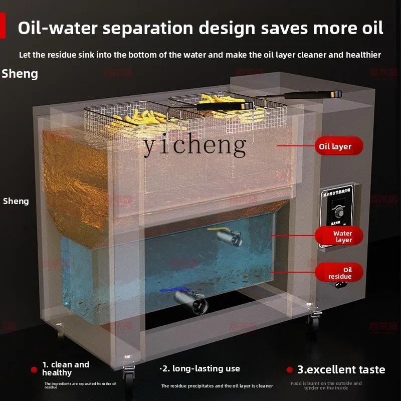 XL Oil-Water Separation Deep Fryer Commercial Fully Automatic Electric Fryer Commercial Fried Dough Stick Machine for Street
XL Oil-Water Separation Deep Fryer Commercial Fully Automatic Electric Fryer Commercial Fried Dough Stick Machine for Street