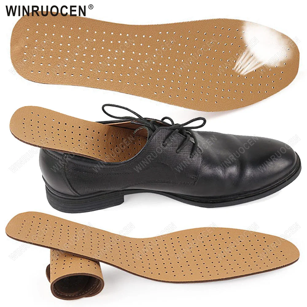 Ultra Thin Breathable Insoles Cut Size Leather Sports Pads Wear Resistant Sweat Absorbing Deodorant for Most Shoe Styles Unisex
Ultra Thin Breathable Insoles Cut Size Leather Sports Pads Wear Resistant Sweat Absorbing Deodorant for Most Shoe Styles Unisex