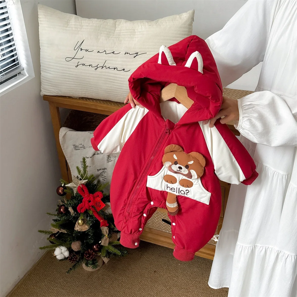 Infant Baby Boys Romper 2025 Winter Cartoon Printed Thick Warm Newborn Boys Bodysuits Korean Hooded Toddler Kid Boys Overalls
Infant Baby Boys Romper 2025 Winter Cartoon Printed Thick Warm Newborn Boys Bodysuits Korean Hooded Toddler Kid Boys Overalls