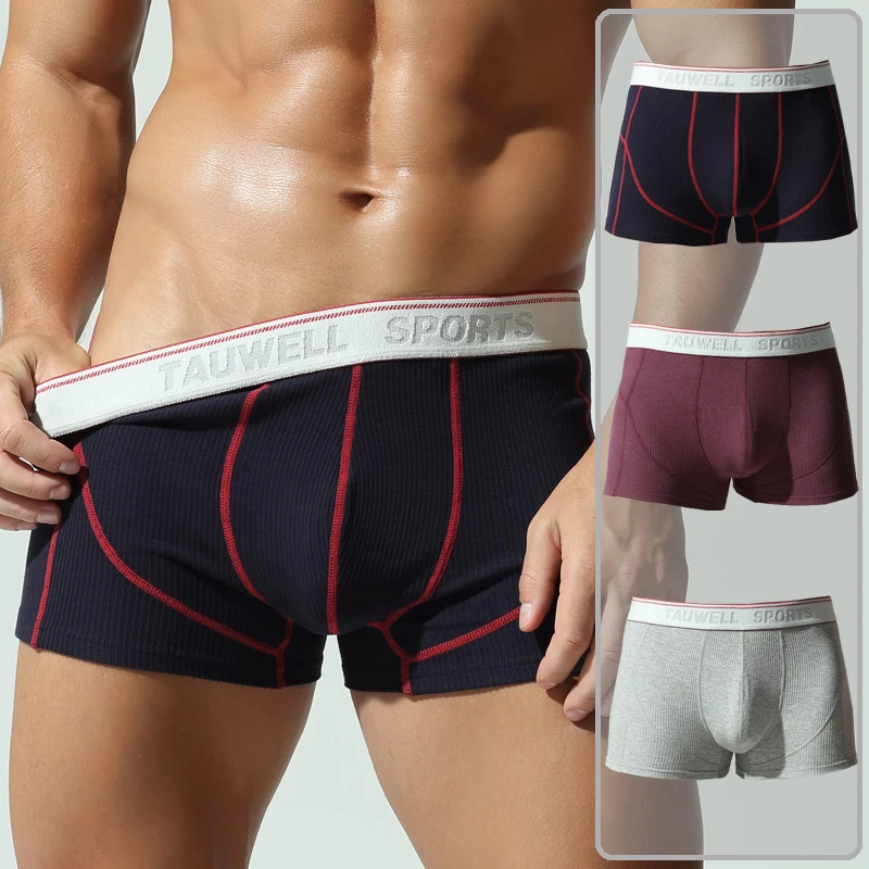 TAUWELL Men's Sexy Solid Color Boxer Briefs Low Waist High Elasticity Breathable Underwear For Men
TAUWELL Men's Sexy Solid Color Boxer Briefs Low Waist High Elasticity Breathable Underwear For Men