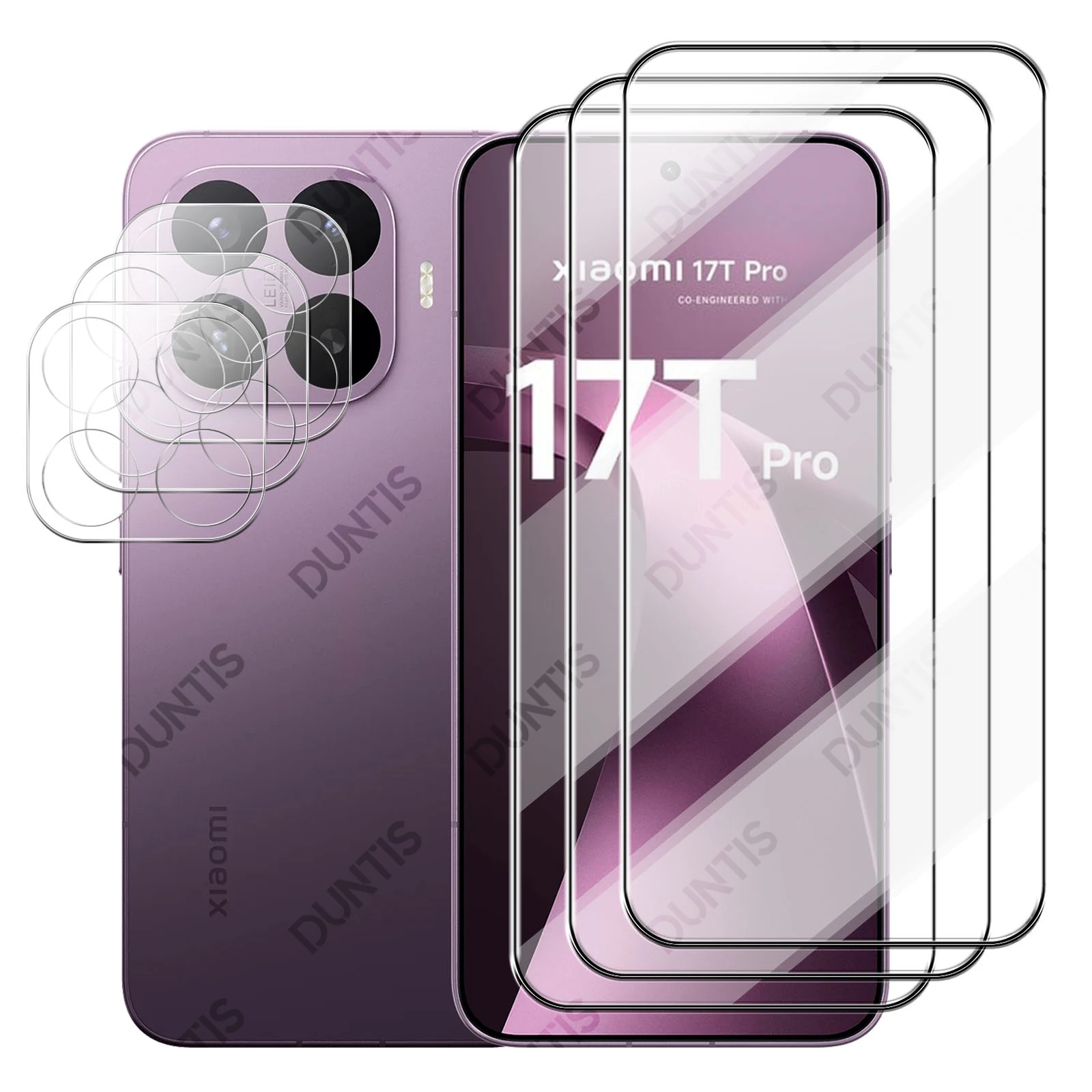 9H Tempered Glass for Xiaomi 17T / 17T Pro 2.5D Screen Protector & HD Back Camera Lens Film Anti-Scratch Protective Accessories
9H Tempered Glass for Xiaomi 17T / 17T Pro 2.5D Screen Protector & HD Back Camera Lens Film Anti-Scratch Protective Accessories