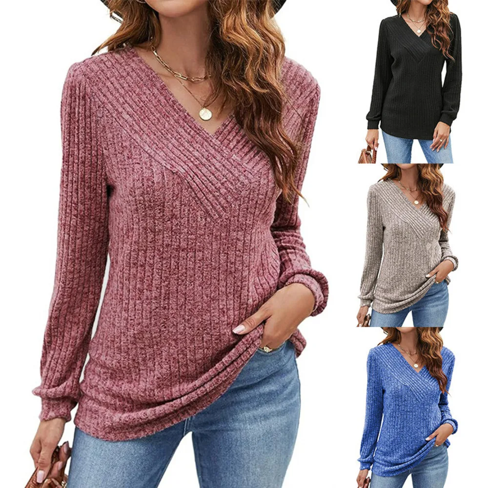 2023 New Autumn Winter Plus Size Womens Long Sleeve V Neck Casual Pullover Sweatshirt Casual Loose Tunic Ribbed Tops
2023 New Autumn Winter Plus Size Womens Long Sleeve V Neck Casual Pullover Sweatshirt Casual Loose Tunic Ribbed Tops