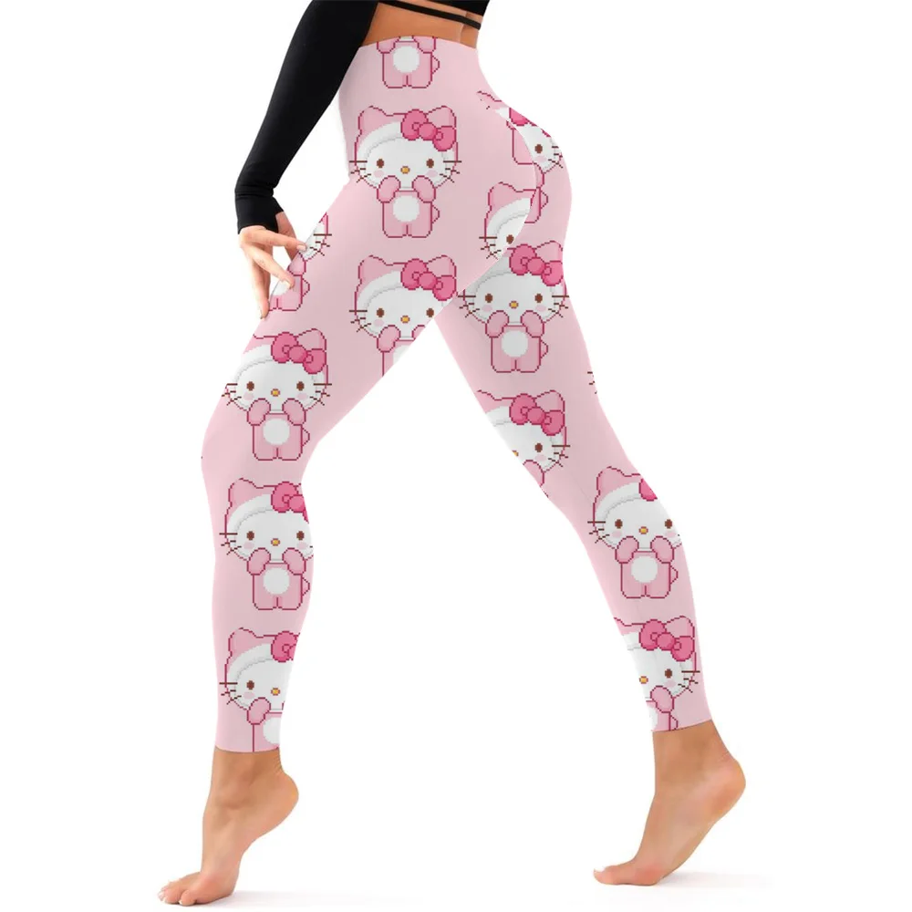 Брюки для йоги с принтом Hello Kitty, спортивные леггинсы, женские бесшовные колготки с высокой талией и пуш-ап, леггинсы для фитнеса и тренировок, одежда для спортзала
Брюки для йоги с принтом Hello Kitty, спортивные леггинсы, женские бесшовные колготки с высокой талией и пуш-ап, леггинсы для фитнеса и тренировок, одежда для спортзала