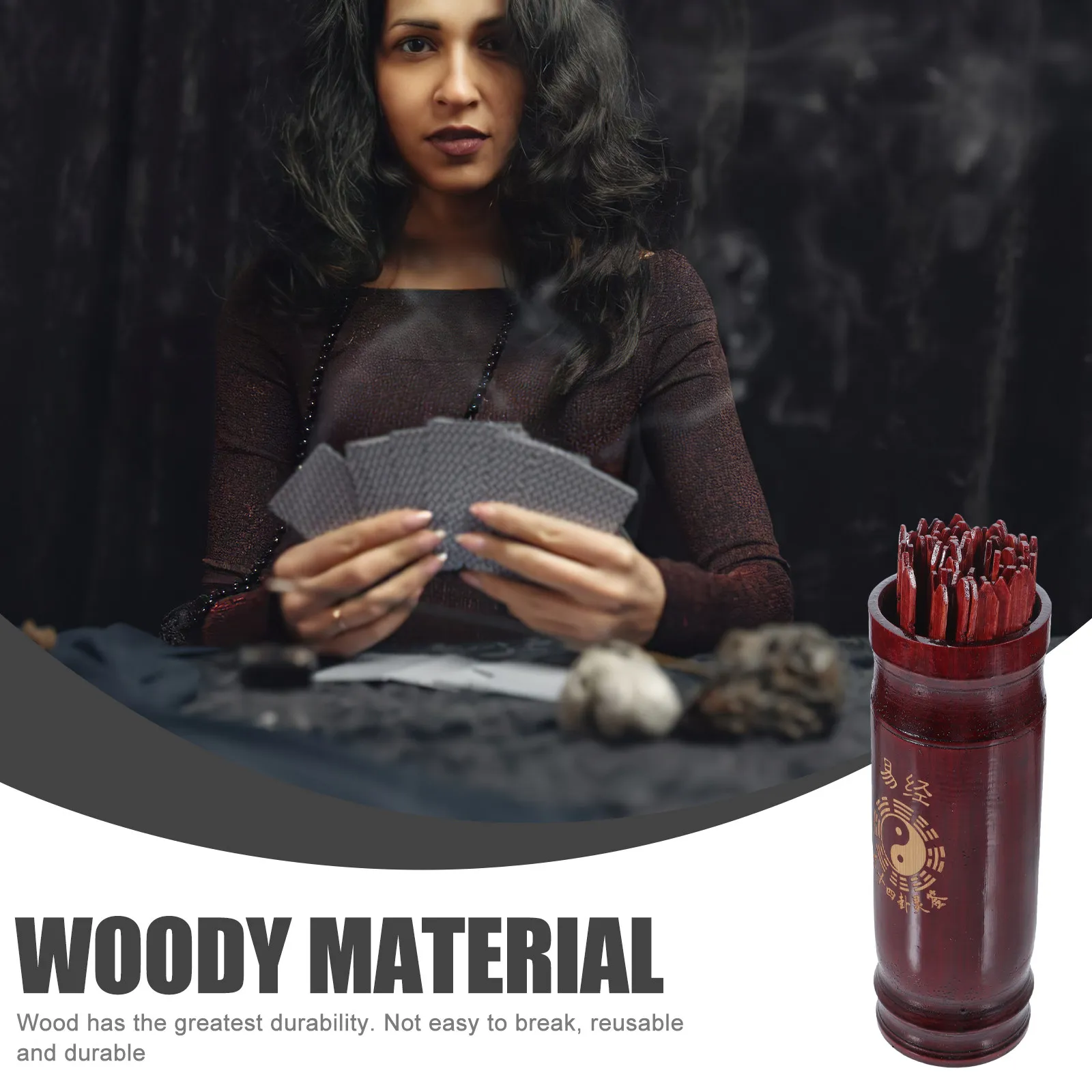 1 Set Chinese Fortune Sticks Divination Bucket Book Divination Game Prop Smooth Lightweight for Home Office Temple
1 Set Chinese Fortune Sticks Divination Bucket Book Divination Game Prop Smooth Lightweight for Home Office Temple