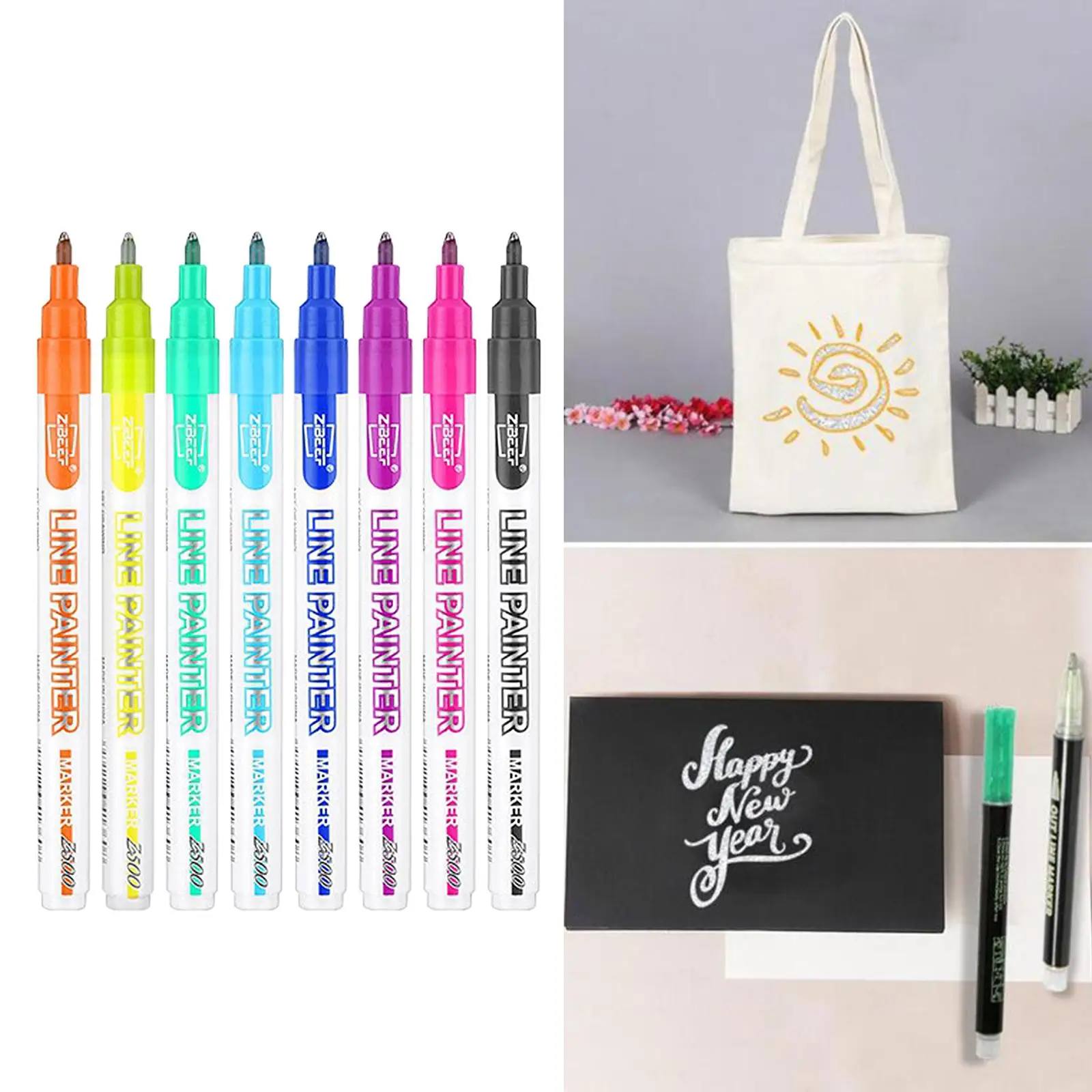 Marker Pen Greeting Cards Craft 0.7mm DIY Glitter Writing Metallic Markers
Marker Pen Greeting Cards Craft 0.7mm DIY Glitter Writing Metallic Markers