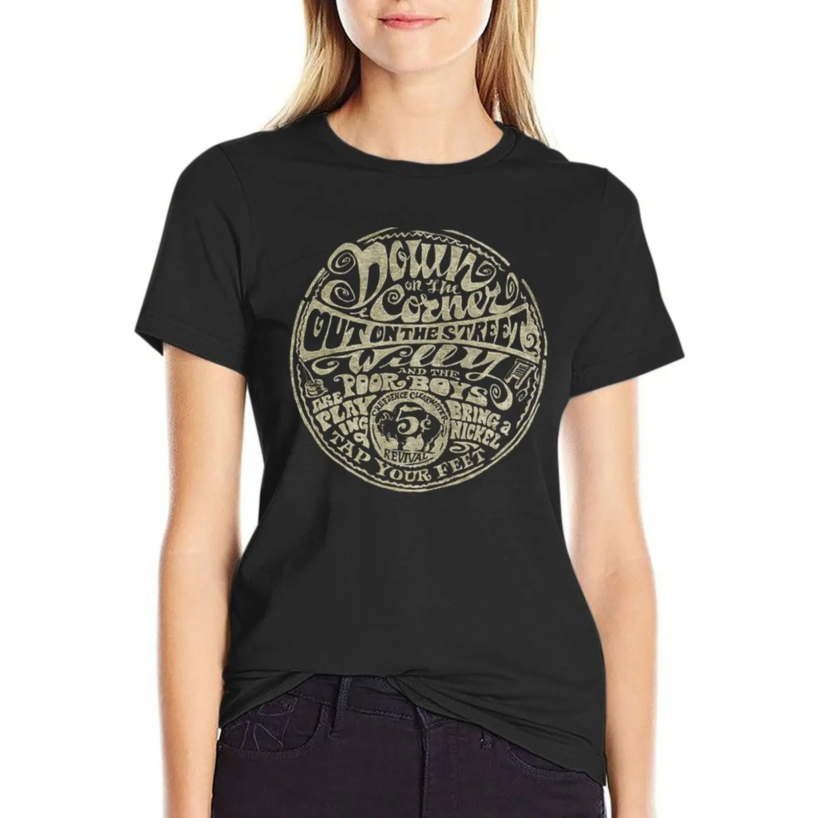 Creedence Clearwater Revival T-Shirt graphics aesthetic clothes blanks Women's tops
Creedence Clearwater Revival T-Shirt graphics aesthetic clothes blanks Women's tops