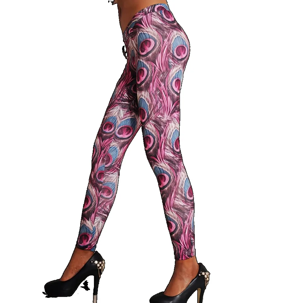 Peacock Eye Printed White Gray Sexy Women's Leggings Sports Jacket Tight Pants High Elasticity Slim Fit Tight Pants
Peacock Eye Printed White Gray Sexy Women's Leggings Sports Jacket Tight Pants High Elasticity Slim Fit Tight Pants