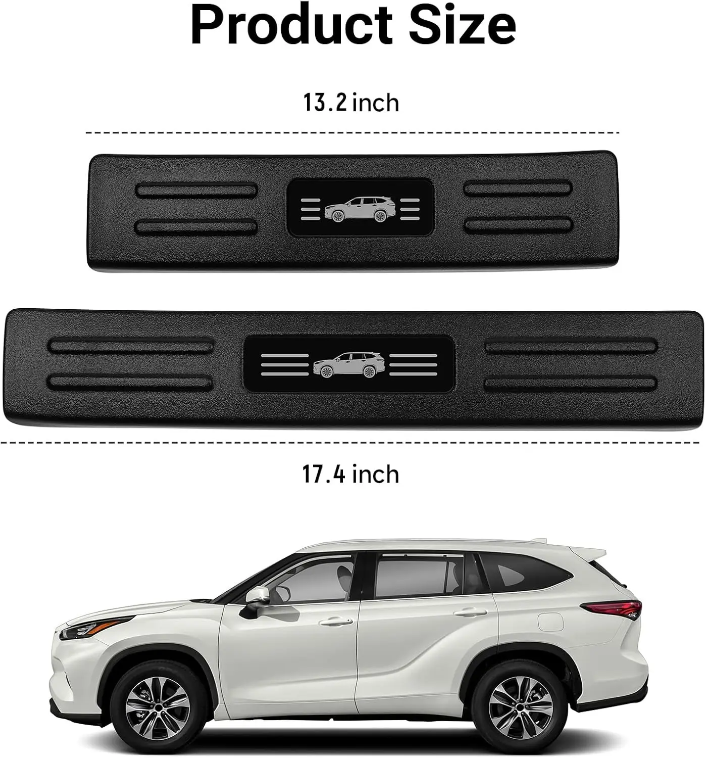 Door Sill Guard for 2020-2025 Toyota Highlander Accessorie ABS Material Door Sill Protector Decorative(Nor for Grand Highlander)
Door Sill Guard for 2020-2025 Toyota Highlander Accessorie ABS Material Door Sill Protector Decorative(Nor for Grand Highlander)