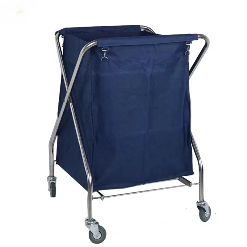 Stainless Steel X Foldable Heavy Duty Laundry Cart Hotel Hospital Housekeeping
Stainless Steel X Foldable Heavy Duty Laundry Cart Hotel Hospital Housekeeping