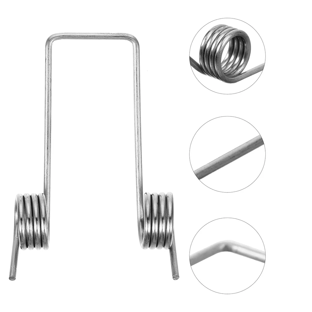 10 Pcs Torsional Springs Silver Stainless Steel Replace Wire Trash Can Spring Push Type Storage Bucket Cabinet Kitchen Facility
10 Pcs Torsional Springs Silver Stainless Steel Replace Wire Trash Can Spring Push Type Storage Bucket Cabinet Kitchen Facility