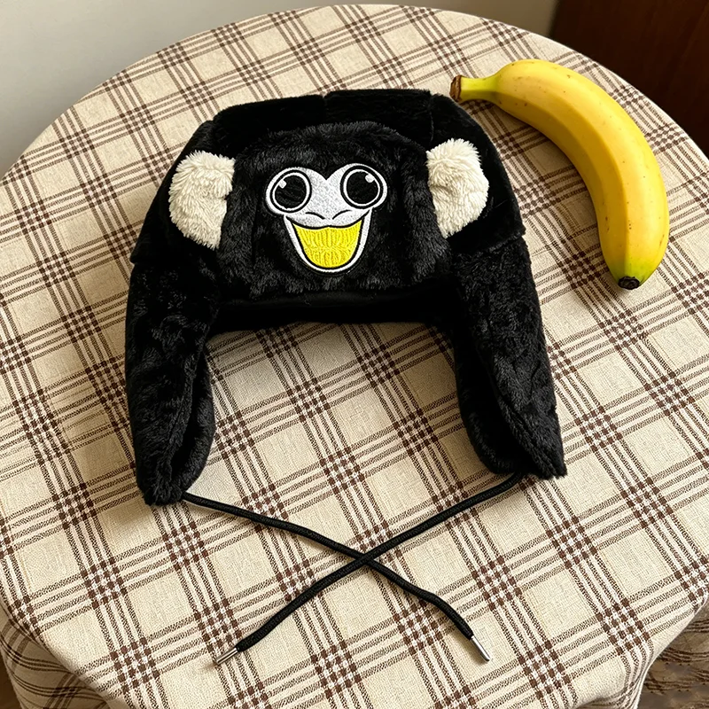 New Tide Creative Cartoon Monkey Embroidered Lei Feng Hat Black Fashion Versatile Cute Children's Hat Gift
New Tide Creative Cartoon Monkey Embroidered Lei Feng Hat Black Fashion Versatile Cute Children's Hat Gift