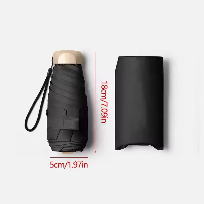 Mini Pocket Umbrella for Rain, Vinyl Folding Sunshade with Uv Protection, Pocket Sunshade, Capsule
Mini Pocket Umbrella for Rain, Vinyl Folding Sunshade with Uv Protection, Pocket Sunshade, Capsule