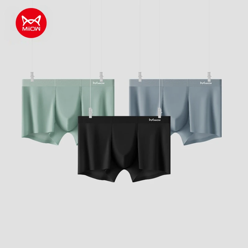 MiiOW, 3 шт., крутые мужские трусы из ледяного шелка, 10А, антибактериальное мужское нижнее белье, боксеры, бесшовные дышащие сетчатые мужские трусы, плавки
MiiOW, 3 шт., крутые мужские трусы из ледяного шелка, 10А, антибактериальное мужское нижнее белье, боксеры, бесшовные дышащие сетчатые мужские трусы, плавки