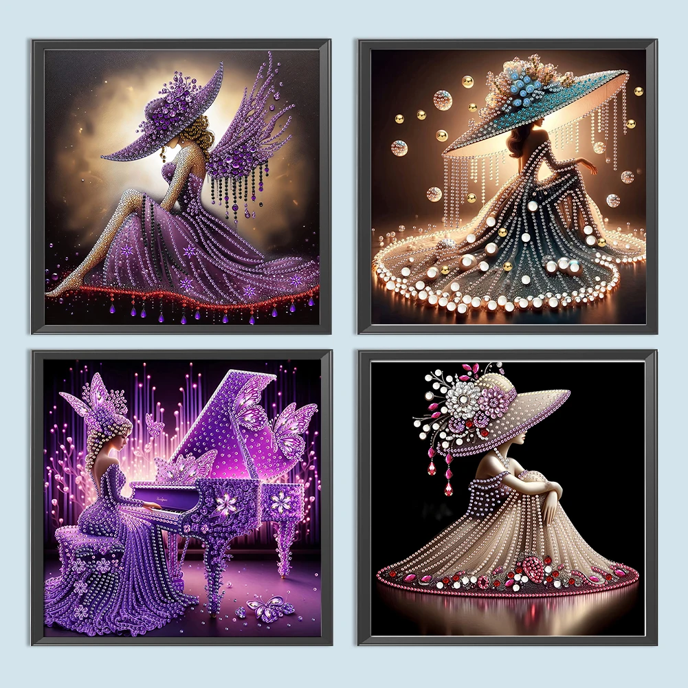 5D DIY Partial Special Shaped Drill Diamond Painting Kit Lady Decoration 30x30cm
5D DIY Partial Special Shaped Drill Diamond Painting Kit Lady Decoration 30x30cm