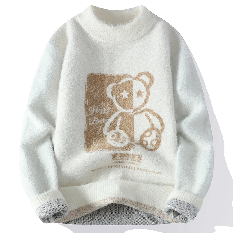 Pull Homme 2023 Autumn Fashion Casual Cashmere Sweater Men Thick Warm Knitted Jumper Mens Outdoors Winter Ice Bear Sweaters Tops
Pull Homme 2023 Autumn Fashion Casual Cashmere Sweater Men Thick Warm Knitted Jumper Mens Outdoors Winter Ice Bear Sweaters Tops