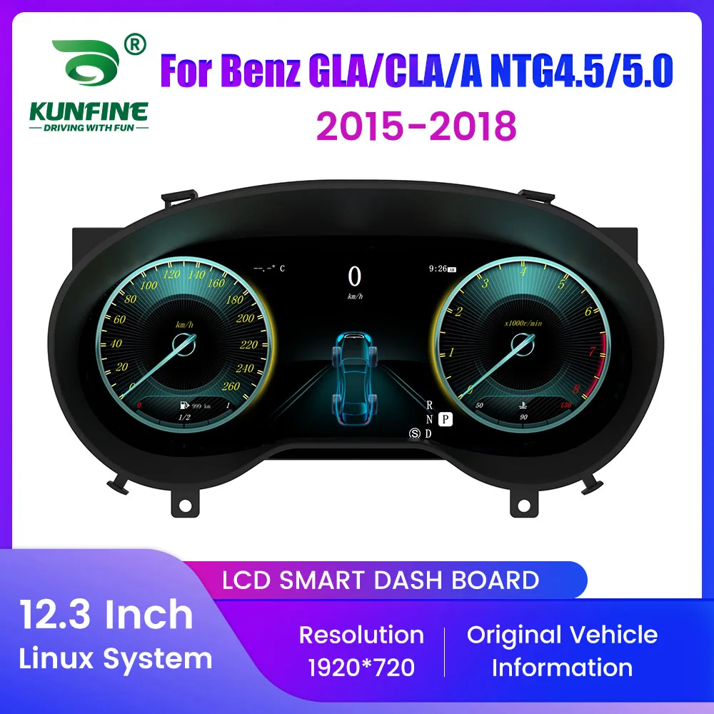 12,3-дюймовый ЖК-цифровой кластер приборной панели для Benz GLA/CLA/A NTG4.5/5.0 2015-2018, виртуальный прибор, панель, спидометр для кабины
12,3-дюймовый ЖК-цифровой кластер приборной панели для Benz GLA/CLA/A NTG4.5/5.0 2015-2018, виртуальный прибор, панель, спидометр для кабины