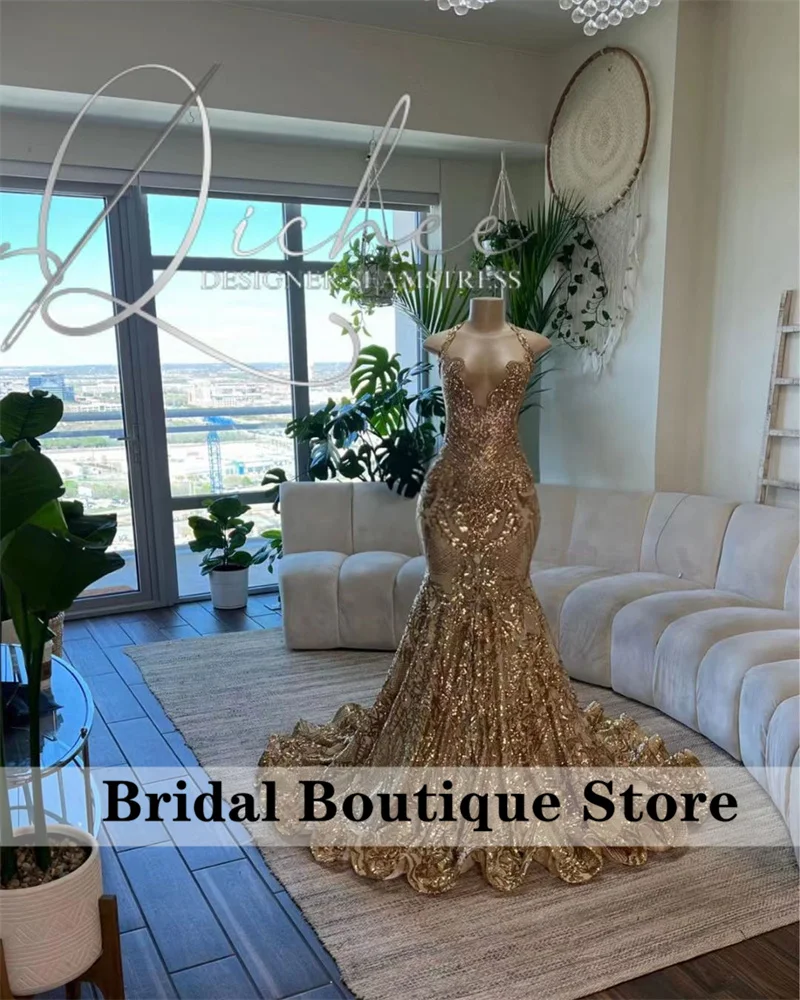 Glitter Gold Diamonds Long Prom Dresses 2025 Sparkly Beads Crystal Sequins Birthday Party Gown Wedding Reception Customized
Glitter Gold Diamonds Long Prom Dresses 2025 Sparkly Beads Crystal Sequins Birthday Party Gown Wedding Reception Customized