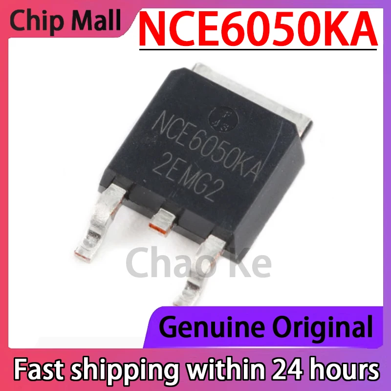 5PCS Original Genuine NCE6050KA Package TO-252 N-channel 60V/50A Field-effect Transistor (MOSFET)
5PCS Original Genuine NCE6050KA Package TO-252 N-channel 60V/50A Field-effect Transistor (MOSFET)