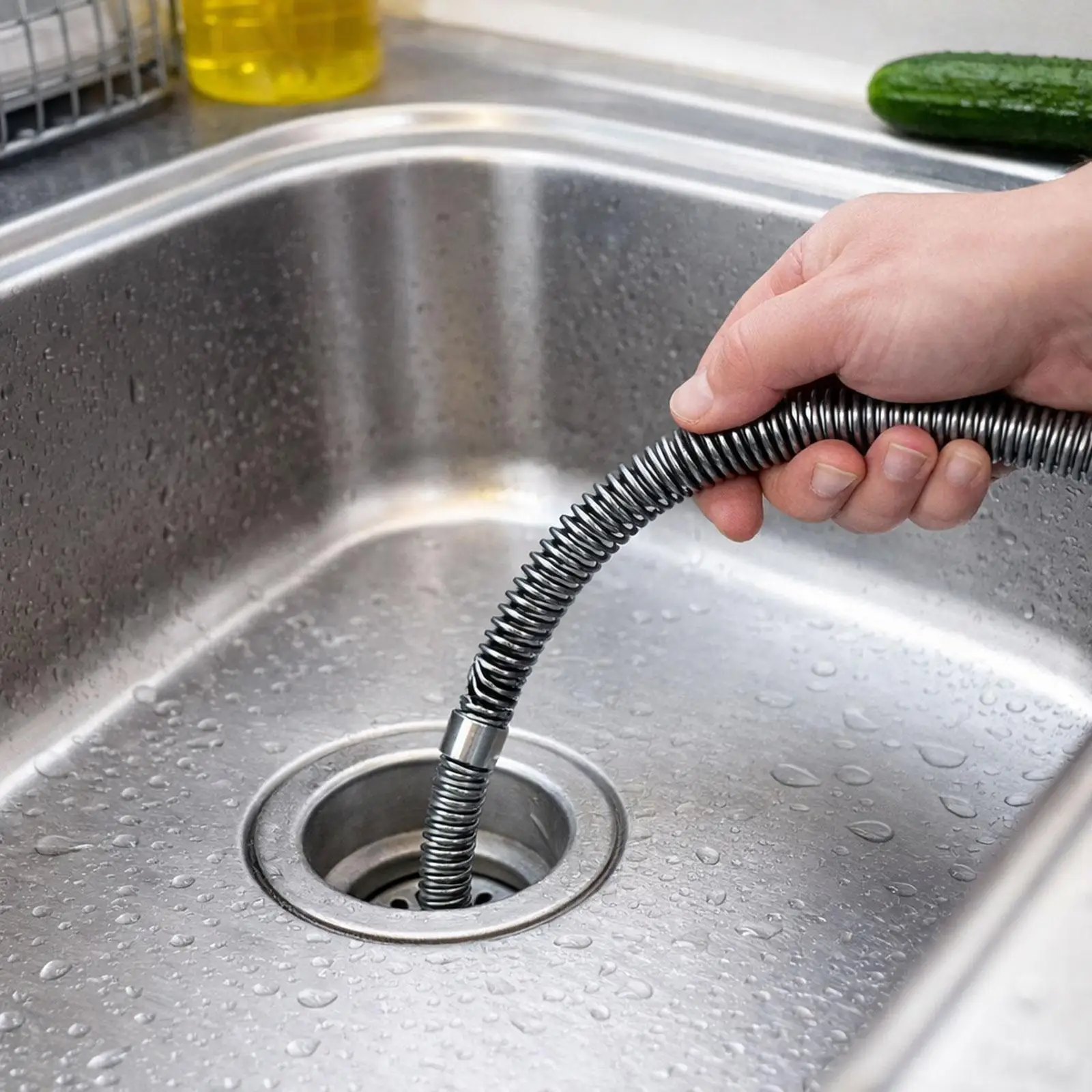 Drain Clog Remover 12mm Sink Cleaner Hair Catcher Drain Snake Plumbing Tool for Sinks Tubs Bathroom Tub Sewer Blockage Toilet
Drain Clog Remover 12mm Sink Cleaner Hair Catcher Drain Snake Plumbing Tool for Sinks Tubs Bathroom Tub Sewer Blockage Toilet