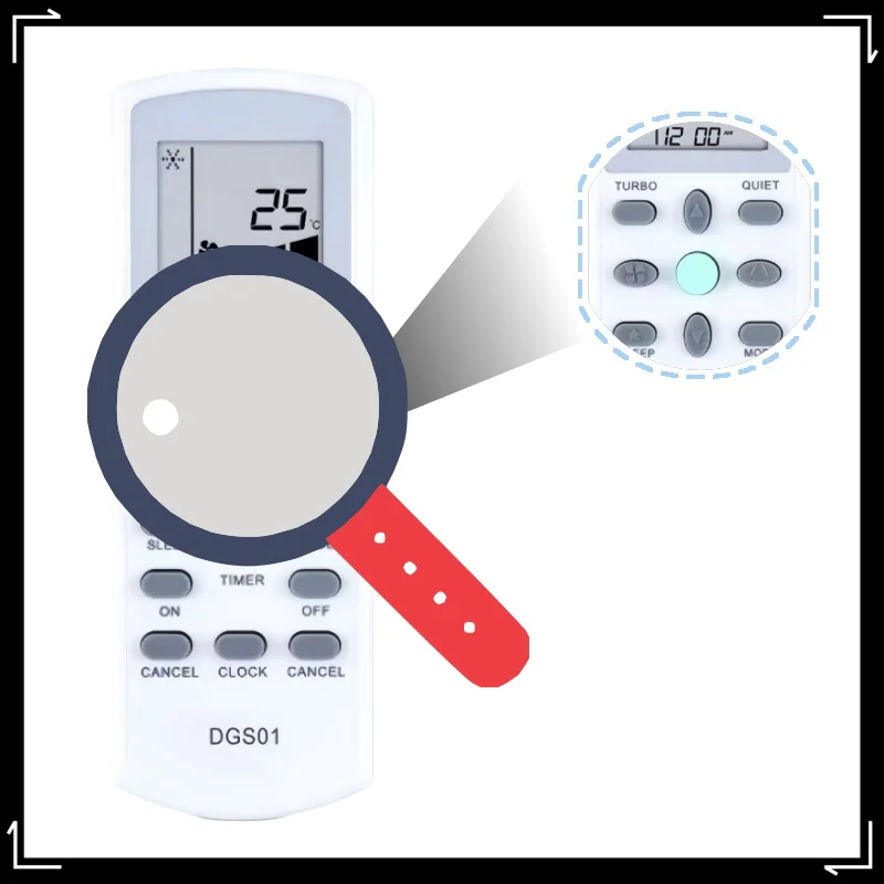 Replacement Remote Control DGS01 ECGS01, Compatible with York1 York2 York3 York4 York5 Air Conditioner
Replacement Remote Control DGS01 ECGS01, Compatible with York1 York2 York3 York4 York5 Air Conditioner