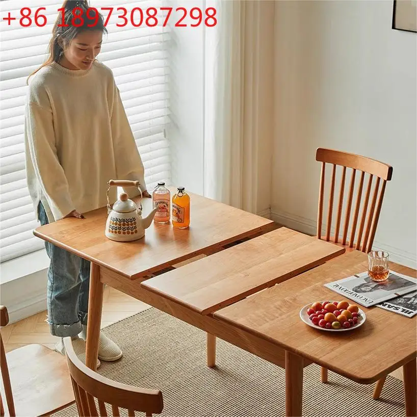 Japanese-style solid wood folding multi-functional dining table Nordic telescopic rectangular table for home use
Japanese-style solid wood folding multi-functional dining table Nordic telescopic rectangular table for home use