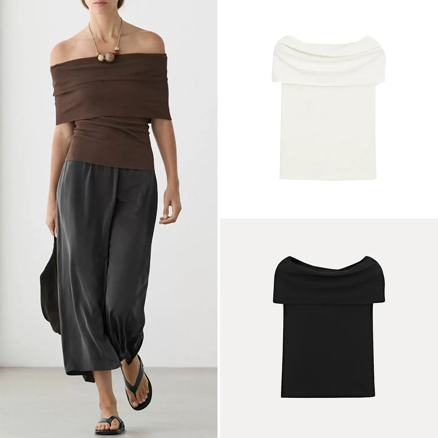 Women's Summer 2026 New Style Pure Color Versatile Shoulder Bared Top Salt Wind Walking Design Short Sleeve Pure Cotton Shirt
Women's Summer 2026 New Style Pure Color Versatile Shoulder Bared Top Salt Wind Walking Design Short Sleeve Pure Cotton Shirt